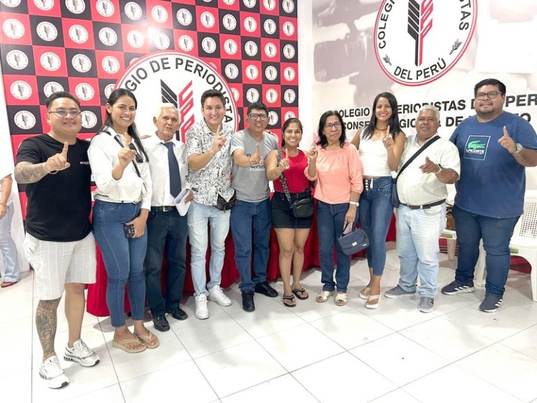 Colegio de Periodistas de Loreto juramenta esta tarde a su nueva directiva