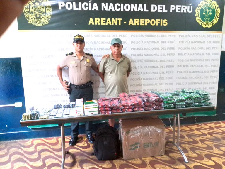 Policía decomisa más de once mil medicamentos
