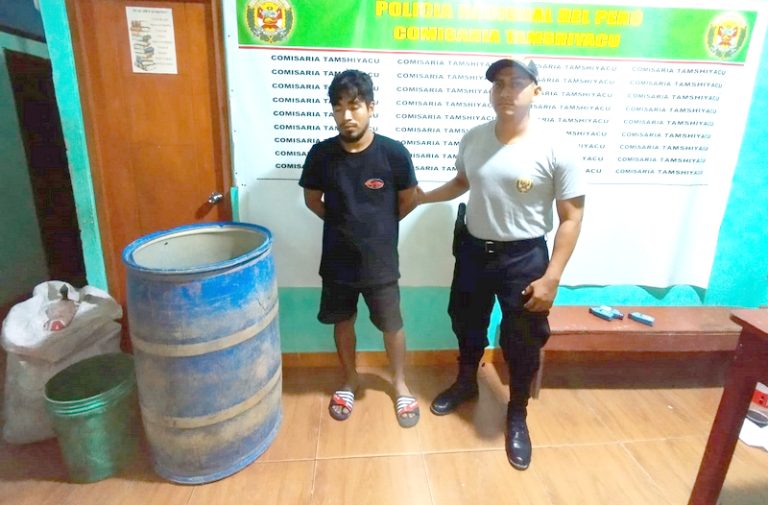 Detenido en Tamshiyacu por presunto hurto