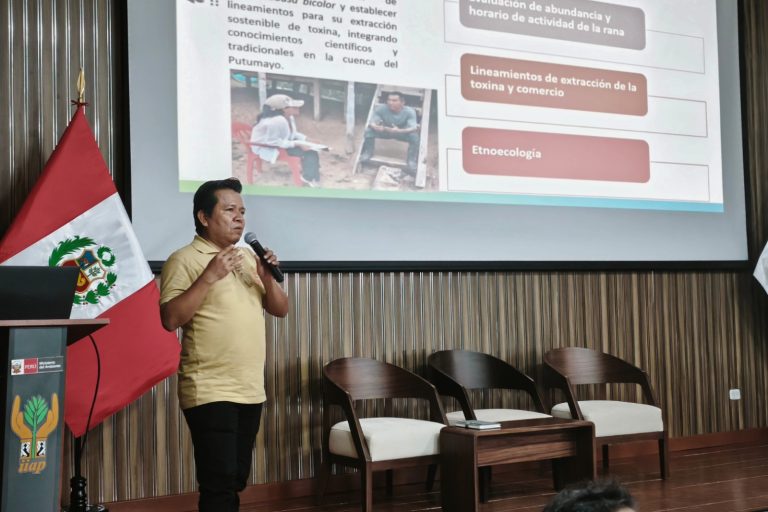 Encuentro Científico con presencia del ministro del Ambiente en Iquitos