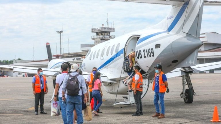 Aumenta demanda de vuelos subsidiados desde Iquitos hacia localidades de Loreto