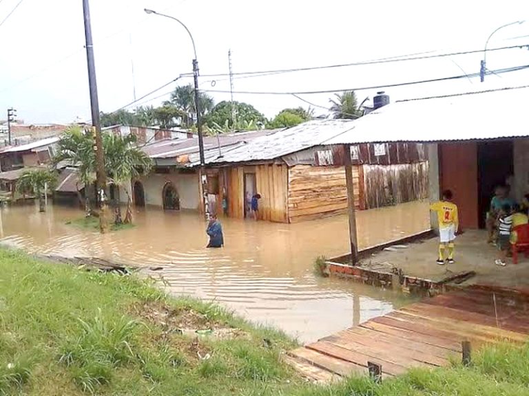 Crecida de ríos en Loreto deja daños en viviendas y pone en riesgo a más de 116 mil personas