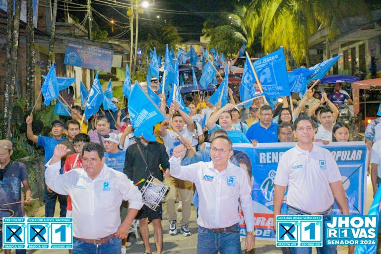 Loreto – Nauta demuestra ser territorio celeste con rotundo éxito en evento político de Renovación Popular