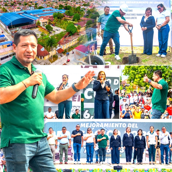René Chávez coloca primera piedra de obra educativa de más de S/ 75 millones