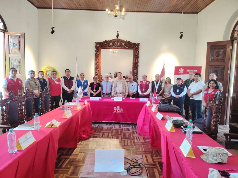 Corte de Loreto fortalece articulación interinstitucional para garantizar la paz social en las Elecciones 2026